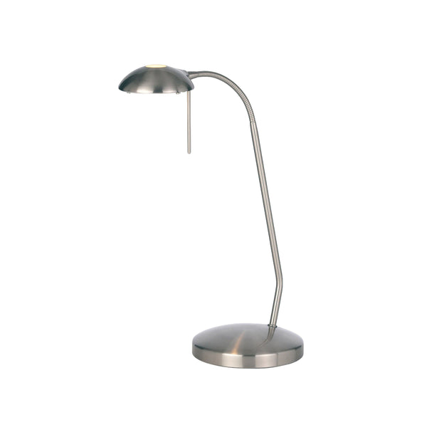 Hackney Table Lamp - Satin Chrome