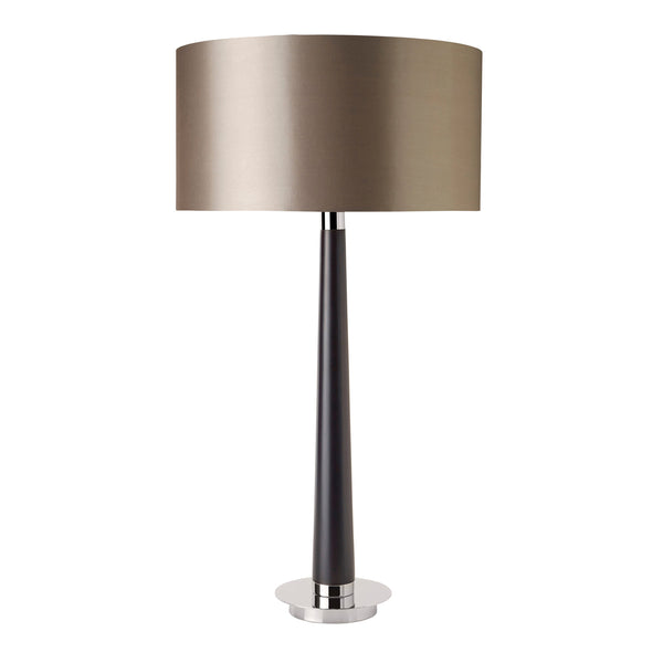 Corvina Table Lamp - Dark Wood / Mink