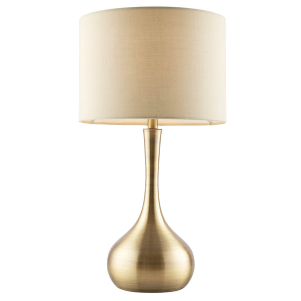 Piccadilly Table Lamp - Brass / Taupe