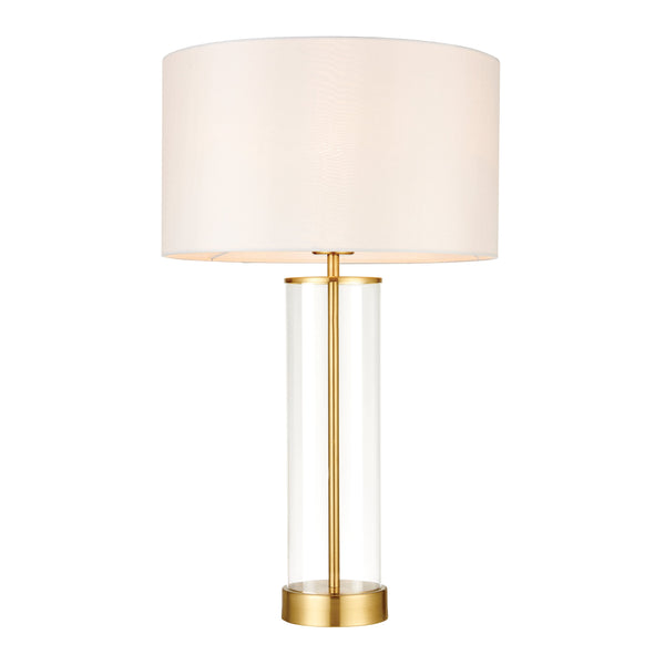 Lessina Table Lamp - Brushed Brass / Vintage white