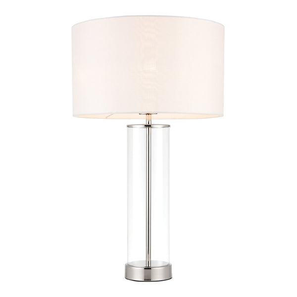 Lessina Table Lamp - Bright Nickel / Vintage White
