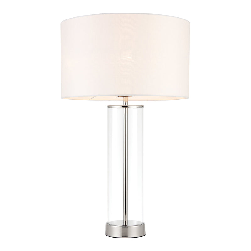 Lessina Table Lamp - Bright Nickel / Vintage White