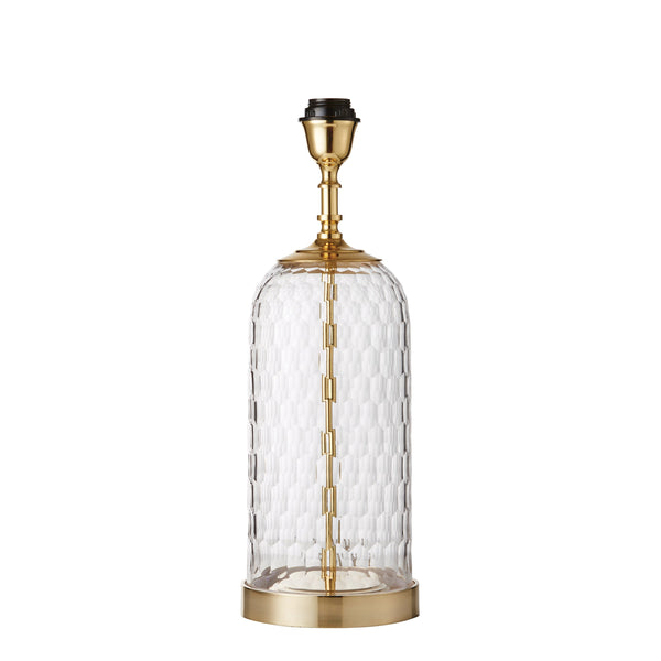 Wistow Table Lamp - Brass / Clear