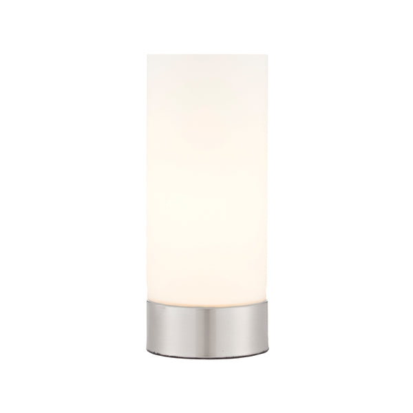Dara Table Lamp - Brushed Nickel / Opal Glass