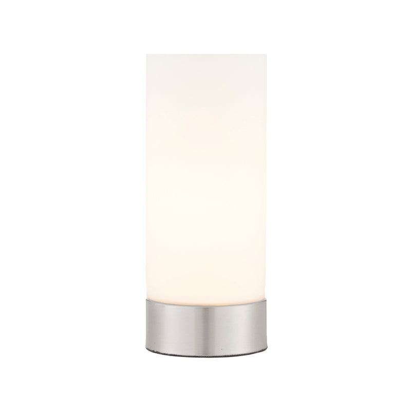 Dara Table Lamp - Brushed Nickel / Opal Glass
