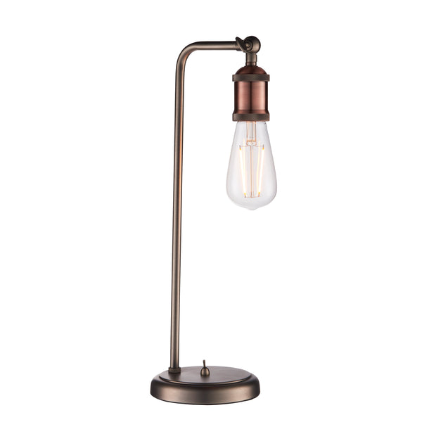 Hal Table Lamp - Aged Copper / Aged Pewter