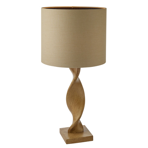 Abia Table Lamp - Natural / Oak