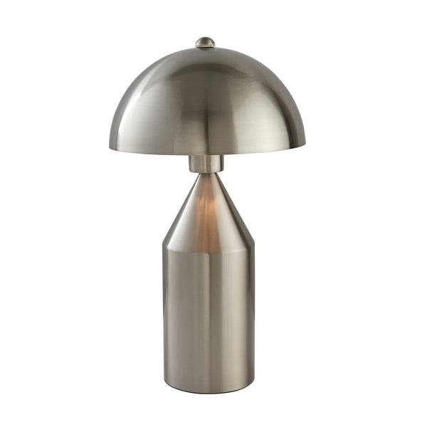 Nova Table Lamp - Brushed Nickel / Gloss White
