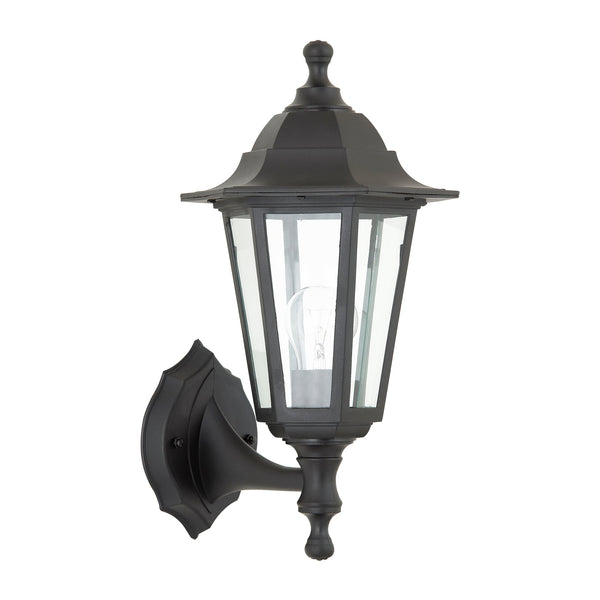 Bayswater Wall Light - Black / Clear