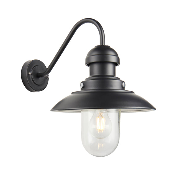 Hereford Outdoor 1 Wall Light - Black