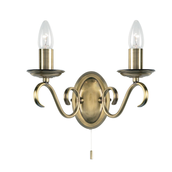 Bernice Wall Light - Antique Brass