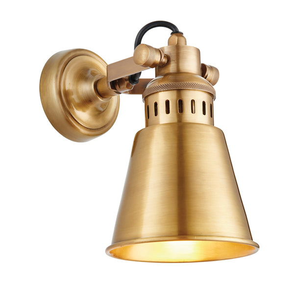 Elms Wall Light - Antique Brass
