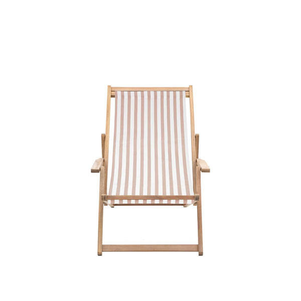 Creta Deck Chair Clay Stripe - Clay