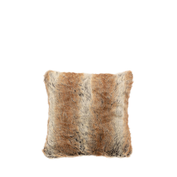 Husky Fur Cushion Cover Premium - Brown