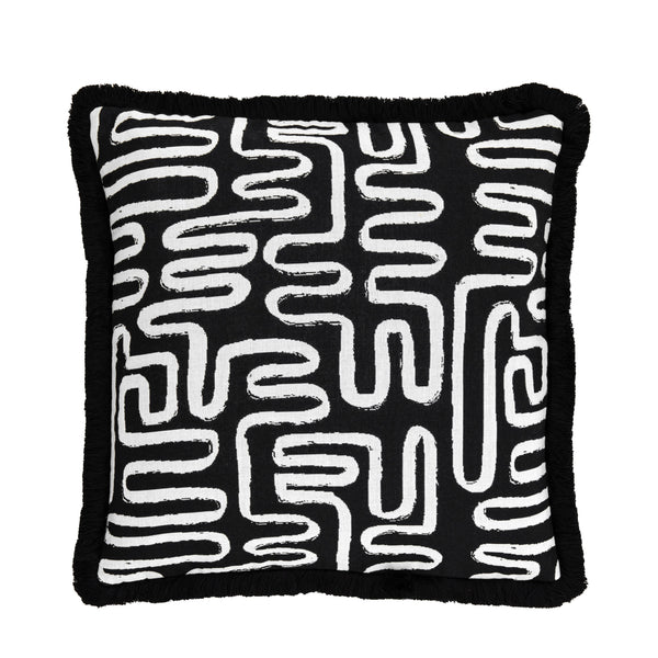 Annecy Cushion Cover - Black