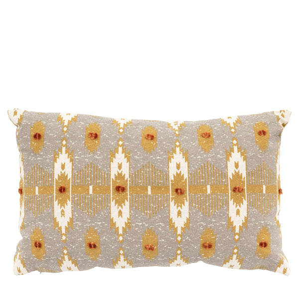 Carnelian Stripe Cushion Cover - Natural / Ochre