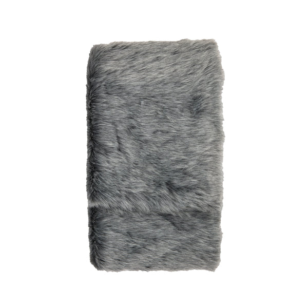 Alaskan Fur Throw Premium - Grey