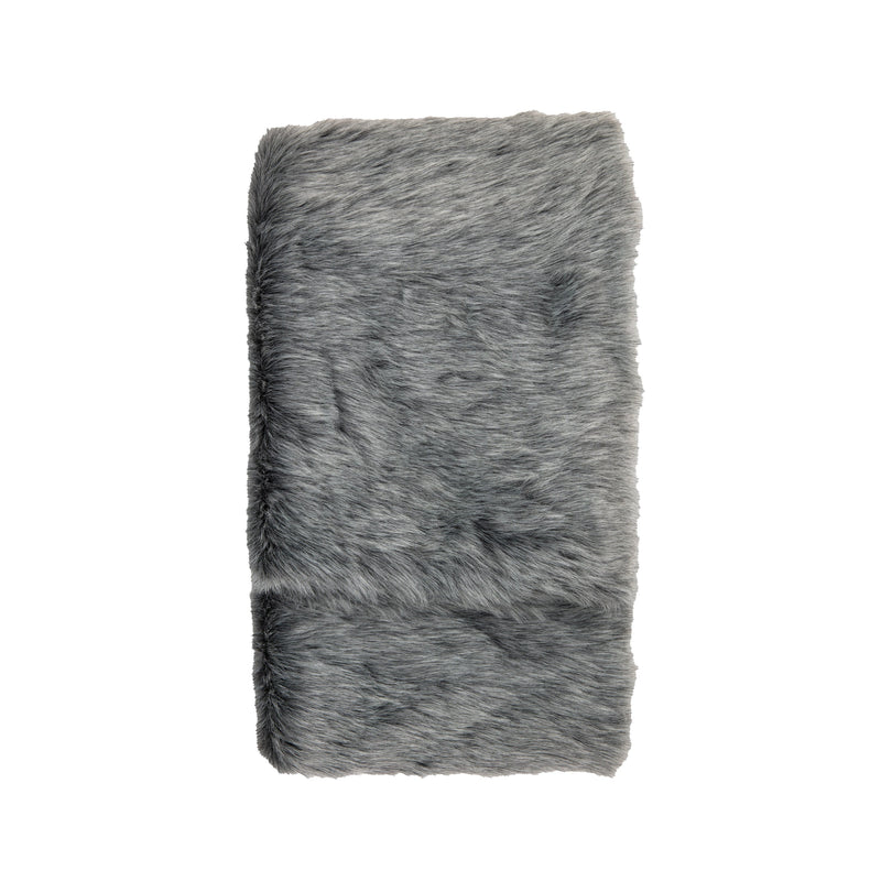 Alaskan Fur Throw Premium - Grey