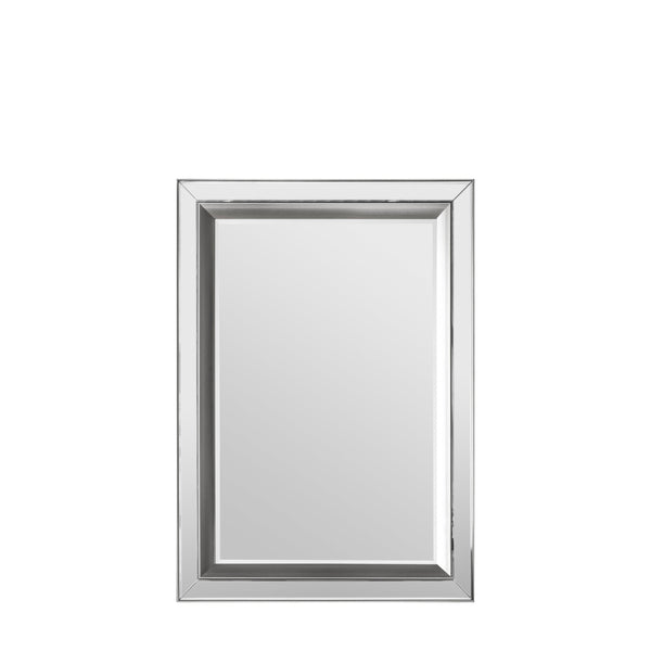 Madrid Rectangle Mirror - Silver