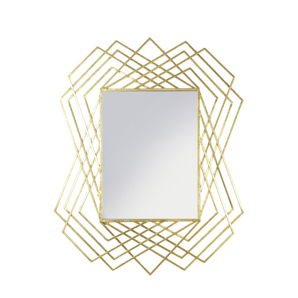 Specter Rectangle Mirror - Gold