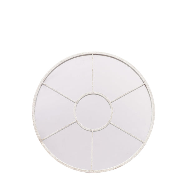 Valence Round Mirror - White