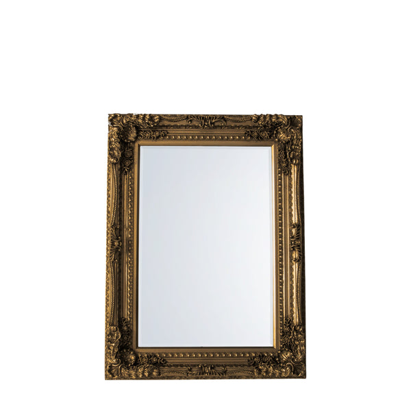 Carved Louis Mirror - Gold