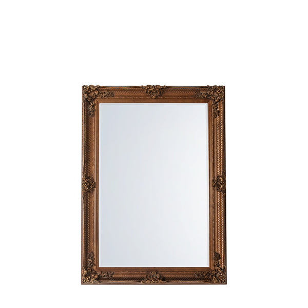 Abbey Rectangle Mirror - Gold