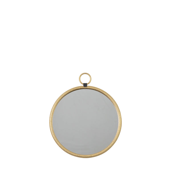 Bayswater Round Mirror - Gold