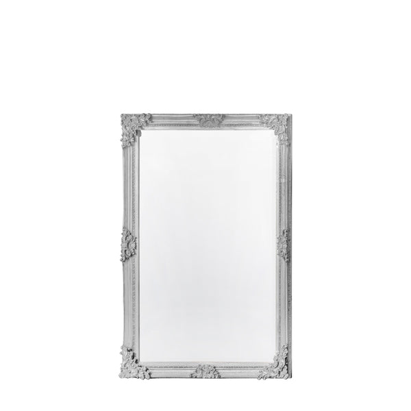 Fiennes Rectangle Mirror - Stone Grey