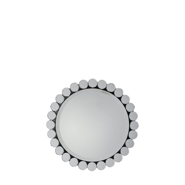 Linz Round Mirror - Silver