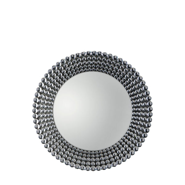 Sharrington Round Mirror - Silver