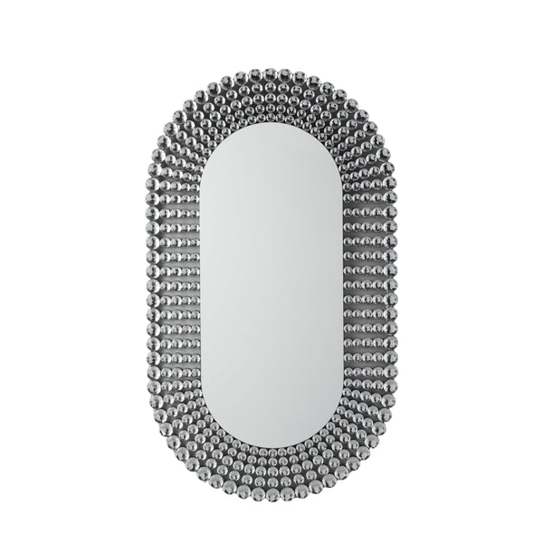 Sharrington Oval Mirror - Silver