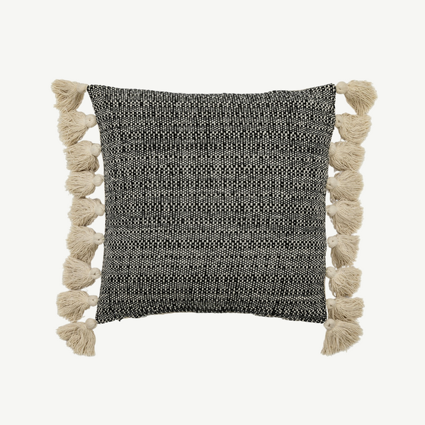 Woven Cushion With Tassles
